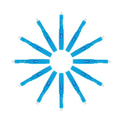 China Necero fiber optic connector ftth flat cable K6 adapter equipment fc st fast indoor duplex fiber optic SC LC UPC APC fast connector for sale