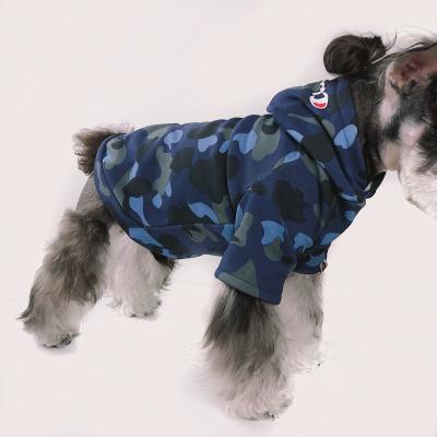 China Viable Wholesale Pet Appparel Fashion Designer Clothing Autumn Winter Warm Cat Puppy Dog Hoodies Clothes for sale