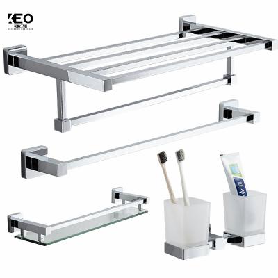 China KEO High Quality Brass Decorative Modern Hanging Towel Rack Toilet Paper Holder Accessories For Bathroom for sale