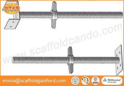 China Q235 adjustable base jack U head jack 600mm for frame scaffolding system, ring lock scaffolding system for sale