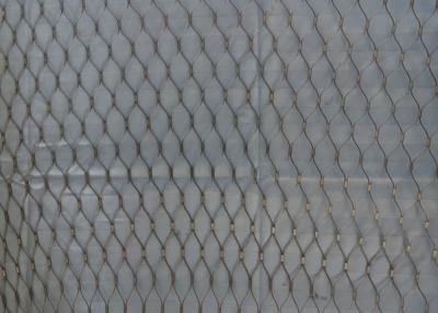 Chine Réseau de câbles en acier inoxydable 14*14 mm Réseau de corde d'aviary pour cage d'animal à vendre