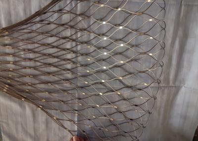 Chine Réseau de corde de l'aviary en acier inoxydable de 15*15 mm 7*19 à vendre