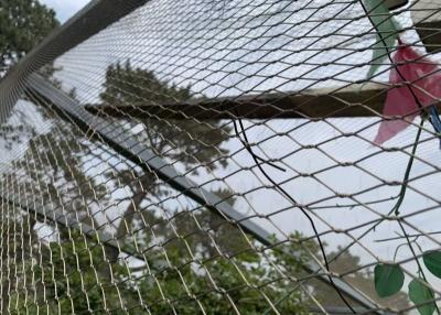 China Woven type Zoo Rope Netting 50*50 Cable Mesh 2.0mm Stainless Steel Cable Mesh for sale