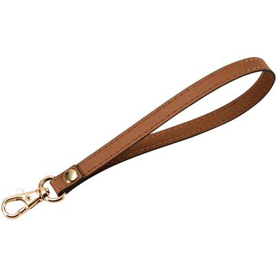 China Stand Key Fashion Genuine Leather Wallet Locks Wristband Strap Key Chain Phone Case Hand Strap for sale