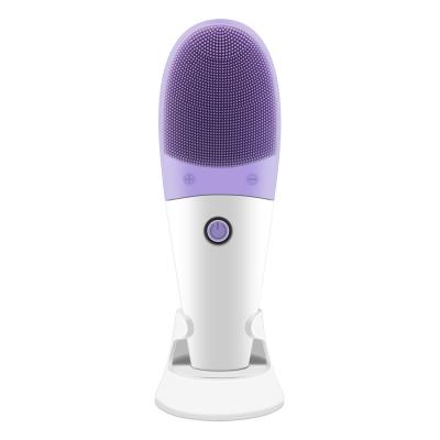China Remover Skin Care Device Black Head Sonic Facial Brush USB Rechargeable Waterproof Exfoliating Massager Cleaning Brush IPX7 for sale