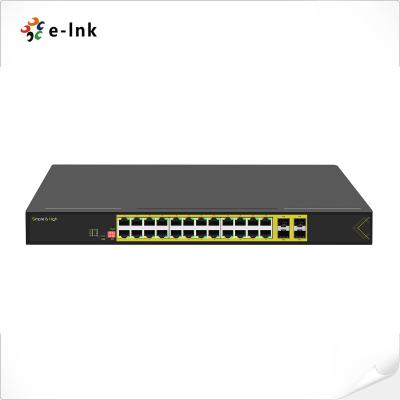 Китай L2+ Управляемая стойка для установки 24-порта 10/100/1000T + 4-порта 1000X SFP Ethernet Switch продается
