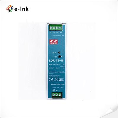 Китай Одновыходовое промышленное электропитание 75W/1.6A Meanwell 48v рельса DIN продается