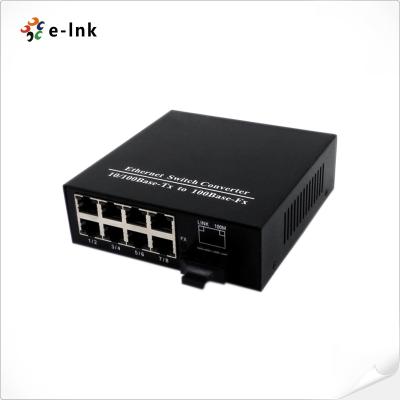 中国 OEM 10/100Base-TX SCギガビットのイーサネット繊維スイッチ ハブ8の港 販売のため