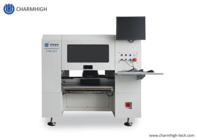 China A picareta e o lugar novos do software CHM-650 fazem à máquina 4 cabeças 50 alimentadores + trilho do PWB à venda
