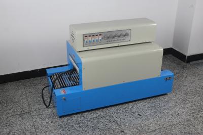 China Model no BS-250 Shrink packaging machine, Steel of material,Blue with White color Tunnel size 250x150mm for sale