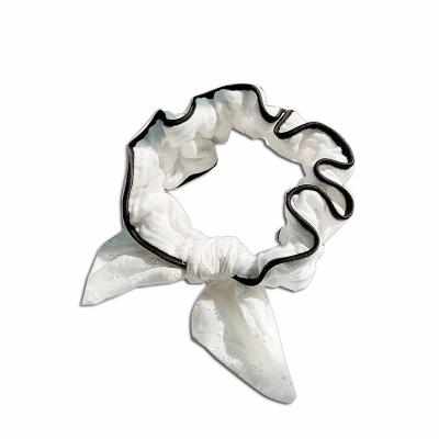 China Head Band Women Soft Face Makeup Hair Bands Wash Face Shower Cotton Head Bands Bow Spa Facial Headband for sale