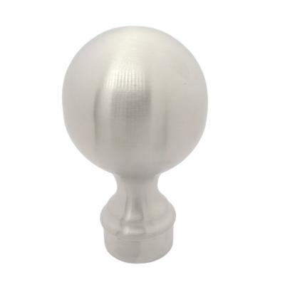 China Contemporary Contemporary Staircase Mirror Finish Stainless Steel Balustrade Bracket Ball To Rail Railing for sale