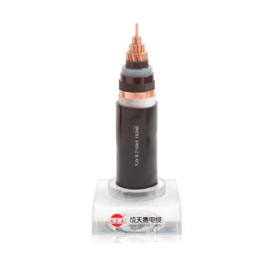 China Triplex/Enige de Machtskabels van het Kern Middelgrote Voltage 12/20 KV de Samenstellingsschede van pvc Te koop