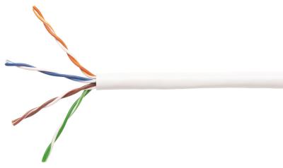 China Copper Ethernet Lan Cat5e UTP 4 Pair 24 AWG Bare copper Network Cable 1000 Ft in pull box for sale