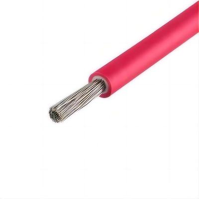 Chine Panneau solaire rouge 2 mm 4 mm 6 mm câble photovoltaïque DC fil isolé nominale à vendre