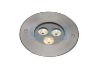 China 3 * 1 W LED Inground Light High humidity , Acid , Alkali Site Dedicated Outdoor Rated IP67 for sale