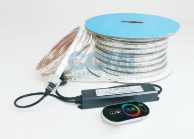 Chine 6W / Lumière de bande de Chip High Voltage LED de voyage de M 5050 RVB IP67 avec le contrôleur à C.A. RVB à vendre