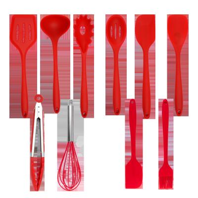 China Viable Non-Stick Silicone Cookware Spatula Set Home and Kitchen Accessories Cooking Tools for Baking Utensils Heat Resistant for sale