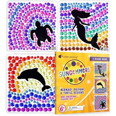 China Zst-3 Wholesale Popular Amazon Diamond Painting Children DIY Sticker Cartoon 5D Crystal Acrylic Decorative Painting for sale