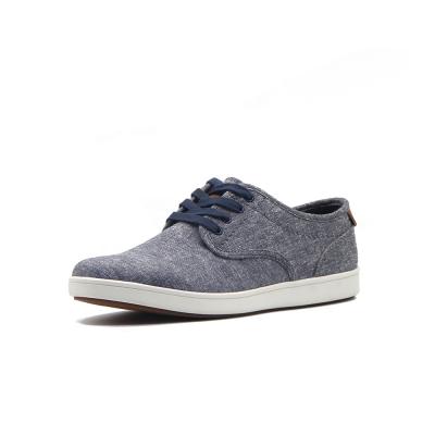 China Anti-Smell Navy Blue Jeans Fasion Rubber Business Leisure Shoes Men's Canvas Casual Shoes for sale