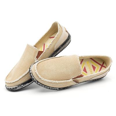 China Wholesale Custom Stylish Canvas Sneakers Anti-Smell Fashion Men's Casual Shoe Loafer Formal Men's Boat Shoes For Men for sale