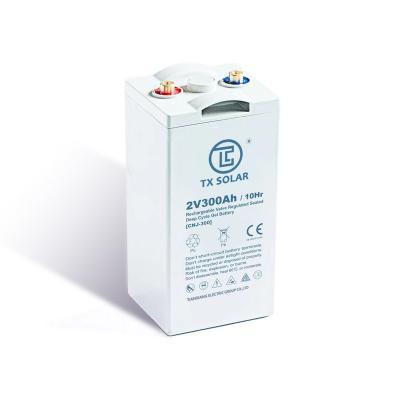 China Home-use (wind) solar system can work continuously Helios 2V 300AH 500AH gel battery solar power storage for solar building system for sale