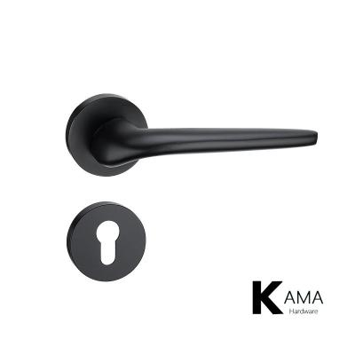 Κίνα Black Door Split Mortise Door Lock Handle PVD Brass Bright Chrome προς πώληση