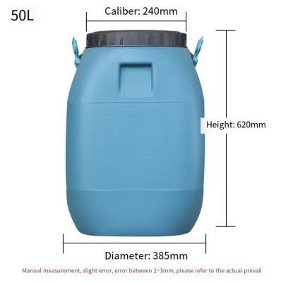 China HDPE tambor plástico de 50 litros reutilizable para la industria química ISO9001 en venta
