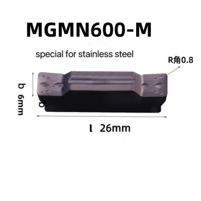 Cina Inserti di carburo Mgmn inserto di scanalatura per utensile di separazione CNC Mgmn600-M CNC taglio di estremità slot taglio lame taglio di carburo in vendita
