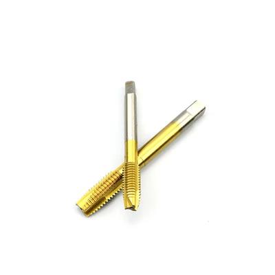 China M12 High Speed Steel Machine Thread Taps with Tip for Tin Coating Surface Finishing Thread Screws for sale