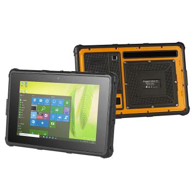 중국 X5-Z8350 바코드 스캐너 NFC 지문 산업용 8 인치 견고한 태블릿 Win10 터치 스크린 IP67 충격 방지 판매용