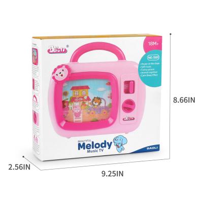 China Cute Infant Study Musical Mini Baby's First TV Toys Educational Toys First Mini Baby Tv Smart Baby Study Toys for sale