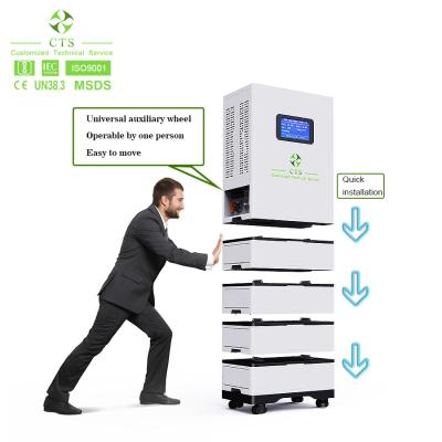 China 48v 100ah lithium stackable home energy storage 48v 100ah lithium ion solar battery en venta