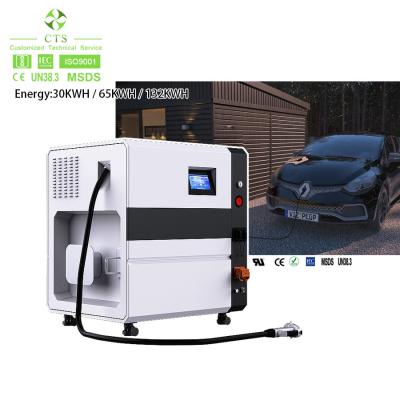 Chine Station de charge rapide de C.C EV de mobile de secours routier de secours avec la batterie de 30kwh 65kwh 132kwh à vendre