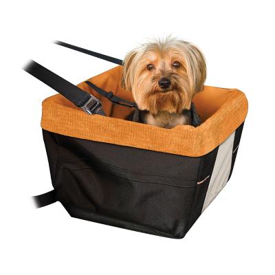 China Pet Car Booster Seat Carrier Pet Puppy Travel Cage Booster Belt Bag for Cat Dog à venda