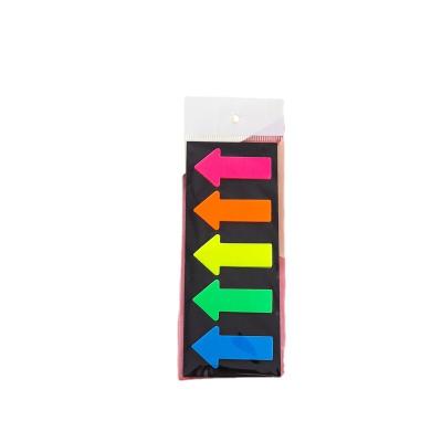 China Wholesale Custom Acceptable Self Adhesive Logo 5 Colors CHOOSE Arrow Index Labels Notepads Sticky Note Flags for sale