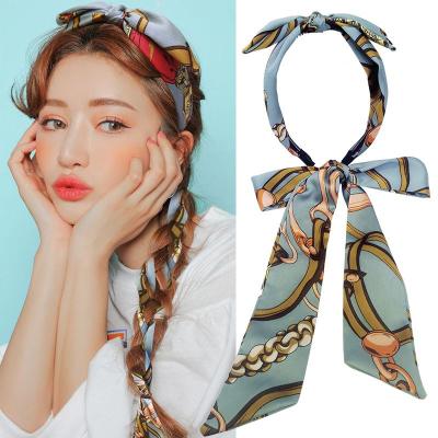 China Women's Bowknot Soft Bowknot Headband Face Wash Cloth Hairband All-match Wide Snap Brim Hair Band for sale