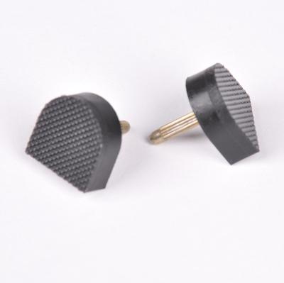 China Shoe Repair Women PU Material Heel Tips For High Heel Shoes Repair With Non Slip And Double Layer for sale