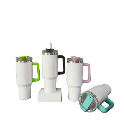 China Sustainable New Arrival 450ML Double Wall Insulatedl Blank Sublimation Tumblers with Handle for sale