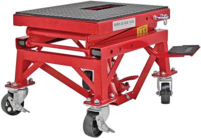 China ATV motocicleta elevadora hidráulica de tijeras de la mesa de bloqueo altura 475mm 635mm 755mm 865mm en venta