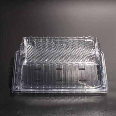 Cina Contenitore alimentare in plastica rettangolare a prova di perdite Contenitori di plastica da asporto con coperchio in vendita