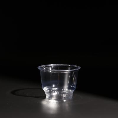 中国 水晶透明 高品質の使い捨てプラスチックPETカップ 高品質のドーム/フラット蓋付き 泡茶用 販売のため