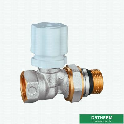 China Válvula termostática de cobre amarillo del radiador del NPT 1.0Mpa CW617N en venta