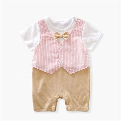 China 100% Organic Cotton Baby Boy Rompers Toddler Kids Baby Romper Pants Pattern for sale