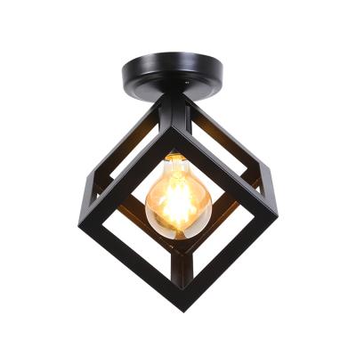 China High Brightness Factory Direct Sale Simple Modern Design Wrought Iron Style Industrial Ceiling Lamp for sale
