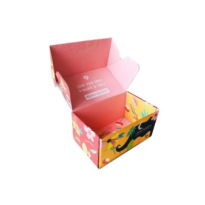 China Logo Postal Cardboard Paper Box Custom Recyclable Corrugated Shipping Boxes Mailer Box With Logo for sale