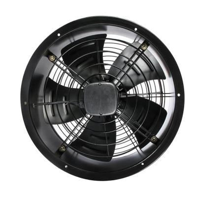 China Factory Long Tube AC Fans Cast Iron Ventilation Exhaust Fans Axial Inline Circular Silencer for sale