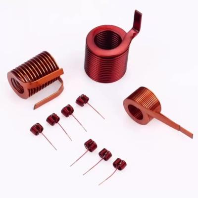 China Inductor de alambre de cobre plano de altura personalizada con alta potencia y resistencia de 0.1-10KOHM en venta