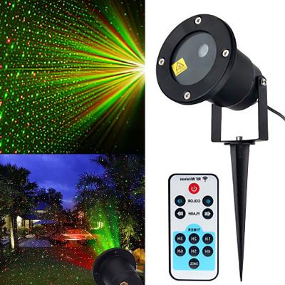 China Outdoor LED Garden Light Solar Projector Waterproof Pathway Park Aisle Laser Lights en venta