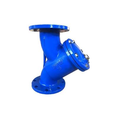 China DIN3202 F1 Cast Iron Valves Y Strainer Ductile Iron PN16 PN10 for sale